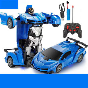 <span class=keywords><strong>Transfiguración</strong></span> 2 en 1 Robots Modelo de vehículo deportivo Recargable One Click Control remoto eléctrico Coche de juguete Caja de color Regalo - Product Image 2