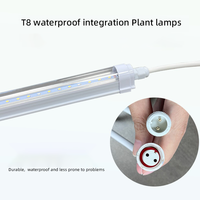 Lampu LED Spektrum Penuh IP65 Tahan Air untuk Pencahayaan Tambahan Tanaman Bunga, Selada, Bibit, dan Rak Tanaman