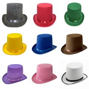 HKZB Custom Spring and Autumn Formal Short Brimmed <b>Cap</b> Vintage British Style Top Hat for Business & Party - Product Image 2