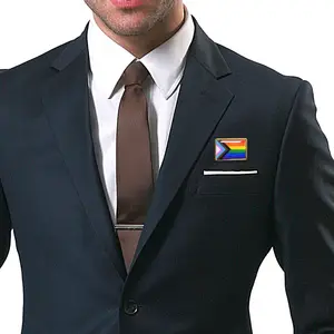 Broche arc-en-ciel monde gay badge dégoulinant alliage d'huile motif gay métal haut de gamme gay épinglettes