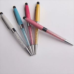 High Quality Custom Logo Advertising 1.0mm Writing Width Crystal Touch for Stylus <b>Pen</b> Promotional Gift Metal Material for Office - Product Image 2
