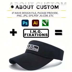 Visera Deportiva para Exteriores, Gorra de Color Sólido, Visera Lisa sin Parte Superior, Visera con Logotipo Personalizado - Product Image 4