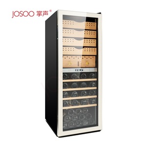 Cigar Boxes/Humidors Luxury Cigar Cooler Humidor Large Display Electronic Large Cigar Humidor Cabinet Wholesale