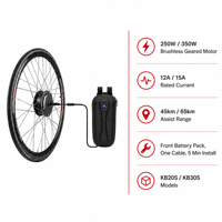 Kit de conversion de vélo électrique économique 250W 350W avec moteur de moyeu avant ou arrière pour la mise à niveau de vélo