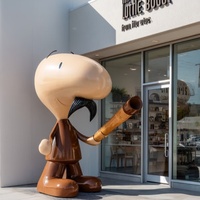 Estatua de Hombre con Neumático en Forma de Bibendum, Resistente a la Intemperie, de FRP, con Diseño Personalizado, para Decoración Publicitaria en Atrios de Centros Comerciales