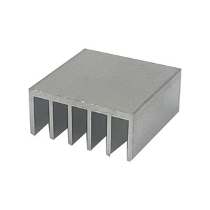 Dissipateur thermique en aluminium, profil 22x10mm, alliage 6061, surface brossée, pour le refroidissement électronique - Product Image 3