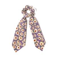 Cravate élastique à imprimé floral Bandanas personnalisés Chouchous à cheveux personnalisés imprimés pour femmes Accessoires de bricolage