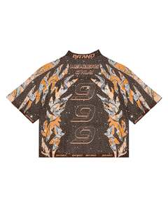 Maglia da Streetwear personalizzata <span class=keywords><strong>Vintage</strong></span> da uomo retrò maglia da basket maglia corta squadrata da calcio uomo audace carattere di squadra e atmosfera retrò - Product Image 4