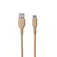 Kabel Tenova Factory OEM 66W USB a ke Type C Silikon Cair 6A Pengisian Cepat untuk Smartphone Tablet