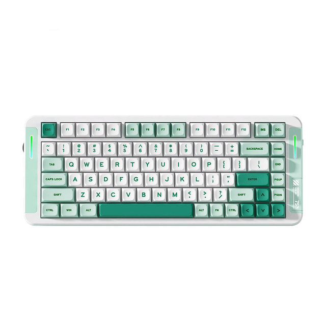 MCHOSE X75 V2 Mechanical Gaming Keyboard Gasket Mount Structure Knob Tri-mode 8000mAh RGB Backlight Hot Swap 2.4Ghz Wireless