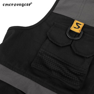 Emersongear Street Men Vest <strong>Jacket</strong> Outdoor Casual Multi Pocket Vest Summer Black <strong>Cargo</strong> Utility Vest <strong>Jacket</strong> for <strong>Women</strong> - Product Image 4