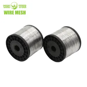 0.1MM 0.6MM 0.8MM Hard Steel Wire Rope Rod Roll Stainless 304 Stainless Steel Wire For Anti-cut Gloves