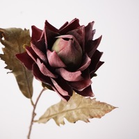 Fleur artificielle en soie QIHAO, style européen, pour mariages, Noël et décorations de Pâques