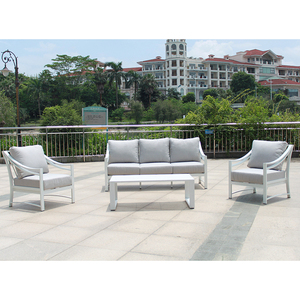 Giardino <span class=keywords><strong>esterno</strong></span> Hotel mobili ristorante metallo alluminio modulare divano Set Lounge - Product Image 1