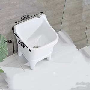 Fregona de drenaje de agua automática <span class=keywords><strong>para</strong></span> el hogar, fregaderos de baño, diseño de balcón cuadrado <span class=keywords><strong>para</strong></span> un drenaje conveniente <span class=keywords><strong>para</strong></span> uso en la mesa del inodoro - Product Image 5