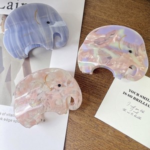 Pince à cheveux personnalisée Qian Jin en forme d'éléphant mignon pour jeunes filles, nouvelle arrivée, accessoire en acétate pour coiffures quotidiennes - Product Image 2