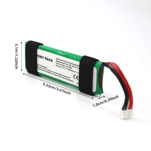 Pujimax แบตเตอรี่ลิเธียมไอออนโพลิเมอร์แบบชาร์จไฟได้สำหรับ <span class=keywords><strong>JBL</strong></span> flip 3 Flip3 3.7V 3200mAh เครื่องเล่น GSP872693ลำโพงบลูทูธแบตเตอรี่ - Product Image 3