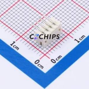 W1501100-4PW2113 Wire-to-Board Pin Header Bent Lead Through Hole,P=1.5mm Connector 1x4P 1.5mm Right Angle Insert ZH - Product Image 2