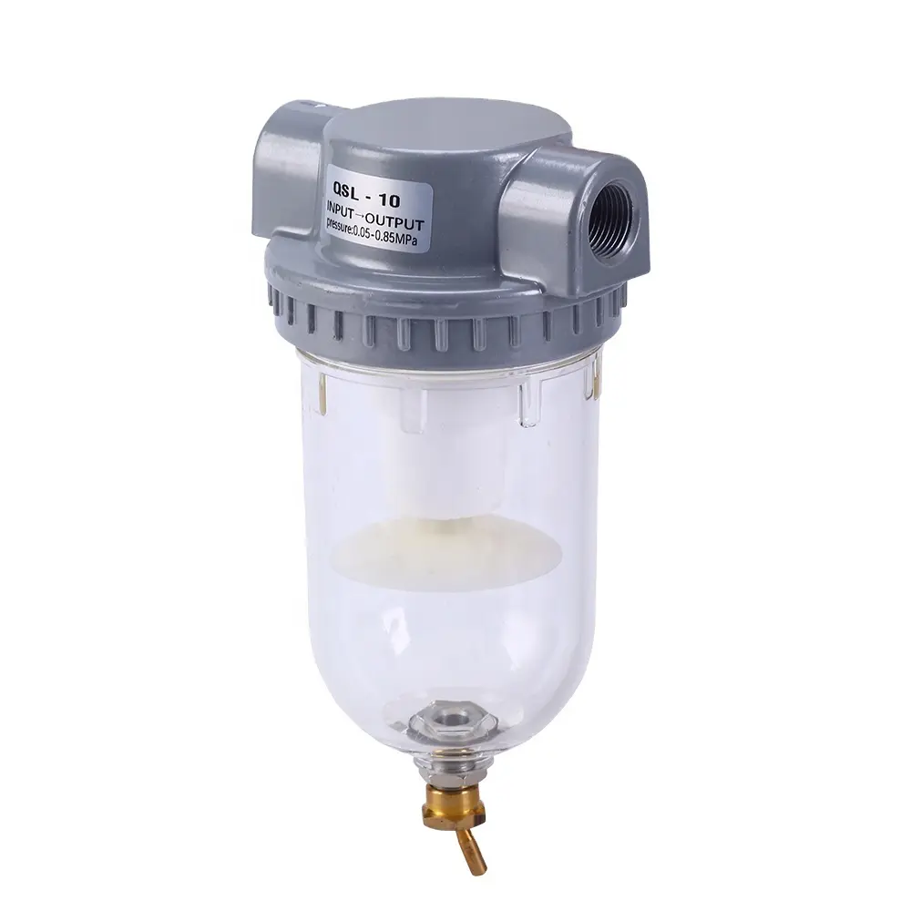 Regolatore filtro compressore aria calibro trappola olio/filtro acqua separatore pressione regolatore aerografo compressore QSL-50