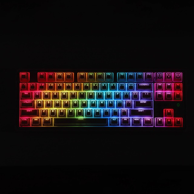 Light Prism Black Keycaps Cherry Profile PBT Double Shot Shine Through 140Key for 61/68/75/87/98/108 Mechanical Gaming Keyboard