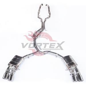 VORTEX - Tubo de Escape Catback Valvetronic de Acero Inoxidable de Alto Rendimiento para Audi S5 B8 3.0T 2008-2017 - Product Image 1