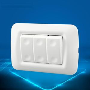 Bonne qualitéSouthStandard ABS interrupteur blanc à usage généralMeilleure vente interrupteur d'éclairage de bureau résidentiel à double contrôle - Product Image 4