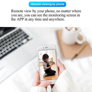 كاميرا مراقبة أمنية لاسلكية E27 أحدث إصدار بتقنية FTY 2.4G/5G واي فاي مع صوت ثنائي الاتجاه وتتبع الحركة البشرية - Product Image 5