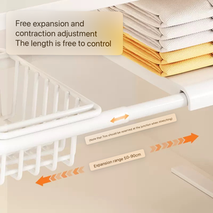 Cesta de Almacenamiento Debajo del Estante, Cestas Colgantes Expandibles Debajo del Gabinete, Organizador de Estantes, Ahorrador de Espacio para <span class=keywords><strong>Cocina</strong></span> - Product Image 3