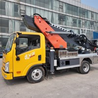Nacelle élévatrice télescopique auto-nivelante statique 16,5 m de rayon de travail max. 33 m de hauteur pour l'entretien des tours de communication
