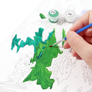 Kit Artistico FOSKA, Regalo Perfetto, Pittura su Tela con Numeri per Interazione Genitore-Figlio e Relax Familiare - Product Image 3