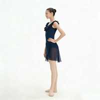 Maillot de Danza para Mujeres y Niñas |   Maillot de Ballet de Terciopelo para Danza, para Actuaciones y Clases |   Diseño Elegante de Corte Alto