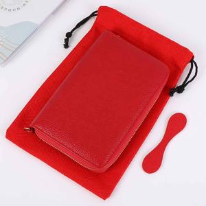 Hongbo A6 kitap sayfaları için en çok satan 9 renkli kumaş toz torbaları ve Spiral bağlı bütçe bağlayıcılar gevşek yaprak bağlama kırtasiye hediye - Product Image 2