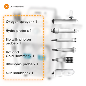 6 in 1 Aquaフェイシャルマシンポータブルハイドラダーマブレーションスキンケアフェイシャルビューティーデバイスプロフェッショナルダーマブレーションフェイシャルマシン - Product Image 2