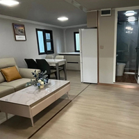 Maison conteneur préfabriquée moderne et mobile de 20 pieds, extensible, 3 chambres, en acier léger, portable, avec salle de bain, cuisine, pour hôtel/bureau