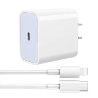 Carregador de Parede Multifuncional Android, Portátil, Carregamento Rápido, USB C, 20W para iPhone, Todos os Telefones Inteligentes