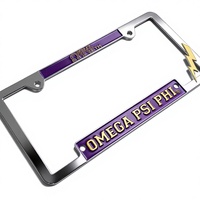 Nouvelle Version Cadre de Plaque d'Immatriculation Robuste en Alliage de Zinc, Type Suspendu, Anti-Rayures, Impression de Logo Couleur Personnalisée, pour Tuning SUV 4x4 Tout-Terrain