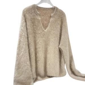 <span class=keywords><strong>Maglione</strong></span> lavorato a maglia in Cashmere 100% personalizzato moda invernale spazzolato <span class=keywords><strong>maglione</strong></span> lavorato a maglia pelosa da donna sfocato popolare <span class=keywords><strong>maglione</strong></span> lavorato a maglia Casual da donna - Product Image 1