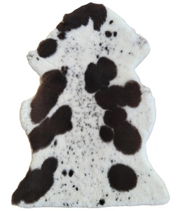 Sang Trọng Fluffy Bò Cừu Da Ném Thảm Sofa Phòng Khách Không Trượt Lông Khu Vực Thảm Da Cừu Thực Trang Trí Nội Thất Trong Phòng Khách - Product Image 1