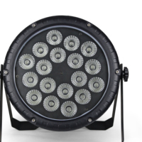 Projecteur LED RGBW étanche 18*10W 180W IP65 25 ° -60 °   Projecteur PAR DMX512 d'extérieur à angle de faisceau réglable pour mariages, événements et fêtes