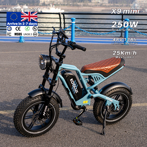 Entrepôt Pologne Expédition Immédiate Vélo Tout-Terrain Électrique 16*4.0 Pouces Freins à Disque Doubles Vélo Électrique Tout-Terrain pour Adolescentes et Adolescents Homologué Route CE - Product Image 1