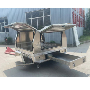 Ute Tray Aluminium Custom Auvent Dual Cab pour <span class=keywords><strong>Toyota</strong></span> <span class=keywords><strong>Land</strong></span> <span class=keywords><strong>Cruiser</strong></span> 79 avec boîte latérale et garde-boue - Product Image 4
