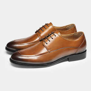 Nouvelles Chaussures Habillées en Cuir pour Hommes Printemps/Automne 2026, en Cuir de Vachette Pleine Fleur Respirant, Style Simple - Product Image 3
