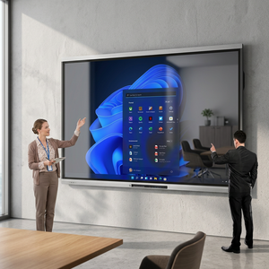Tableau numérique interactif intelligent Hiseeview OPS Android Windows 75 pouces 4K LED, écran tactile plat, éducation OEM - Product Image 1
