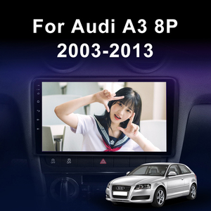Lecteur multimédia de voiture 9 pouces Android 12 pour <span class=keywords><strong>audi</strong></span> <span class=keywords><strong>a3</strong></span> <span class=keywords><strong>8p</strong></span> radio 2003-2011 stéréo radio voiture GPS Navigation <span class=keywords><strong>carplay</strong></span> auto écran de voiture - Product Image 4