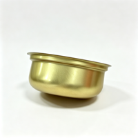 731 #   Bol en aluminium de 80 ml, récipient de qualité alimentaire pour nid d'oiseau, abalone, bouillie, soupe, sauce et nourriture pour animaux de compagnie