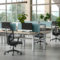 Chaise de bureau ergonomique en maille, chaise de travail avec accoudoirs 3D, vérin à gaz classe 4, siège inclinable en mousse moulée haute densité GTChair