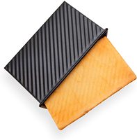 Fabriek Direct Verkopen 450G Anti-aanbak Koolstofstaal Toast Pan Pullman Loaf Pan Met Deksel Mini Loaf Pan