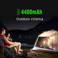 Mini projecteur LED DLP BYINTEK P7 pour téléphone Wifi Smartphone de poche Cinéma 4K Petit projecteur avec batterie pour le camping