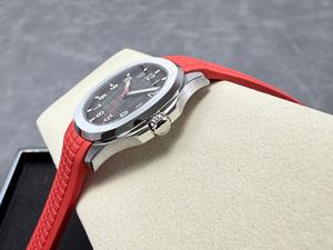 Reloj Mecánico de Lujo, Super Calidad, Resistente al Agua, 40mm, Fábrica DDF, Movimiento ETA 330, Grosor 8.3mm, Correa Roja PP - Product Image 5