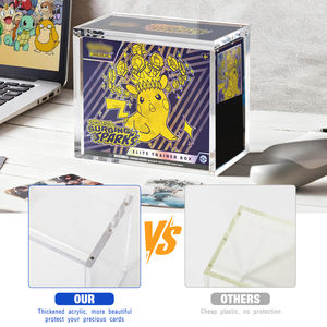 Hộp trưng bày bảo vệ bộ sưu tập <span class=keywords><strong>Pokemon</strong></span> Elite Trainer Box bằng acrylic trong suốt, nam châm chắc chắn, có nắp từ tính - Product Image 5